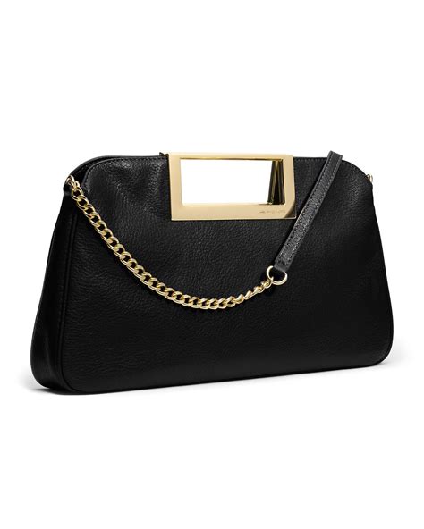 michael michael kors berkley large leather clutch black|Michael michael kors berkley large clutch + FREE SHIPPING.